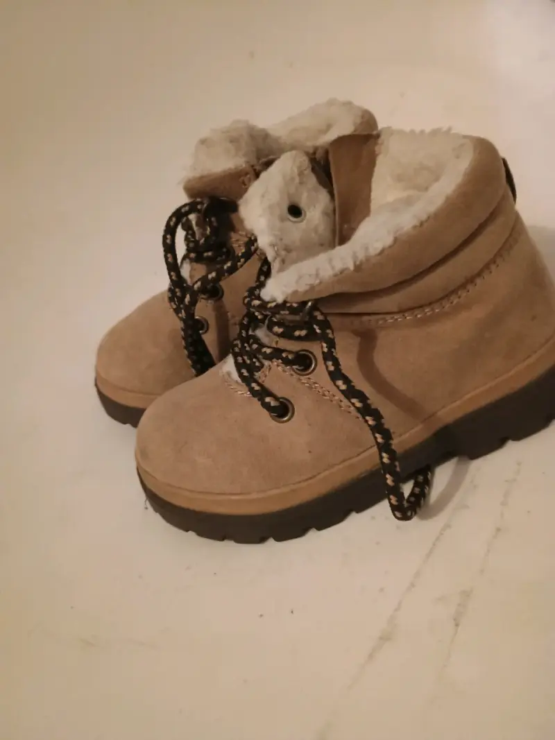 Botines de invierno para niños con forro de lana - 3