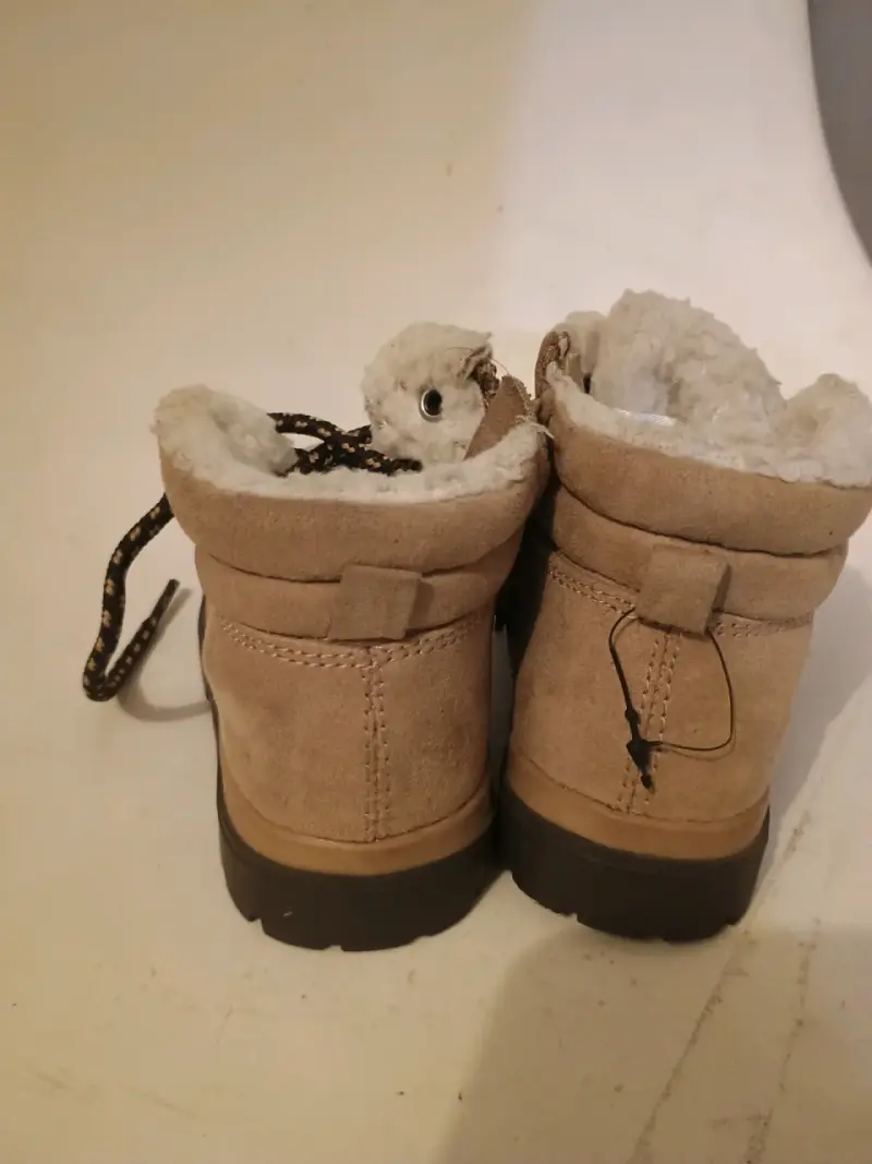 Botines de invierno para niños con forro de lana - 4