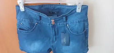 Shorts de mezclilla pretina alta Fashion Park - miniatura 1