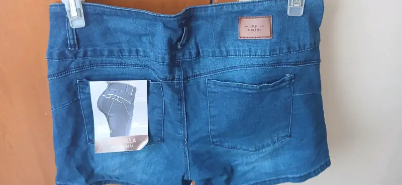 Shorts de mezclilla pretina alta Fashion Park - 3