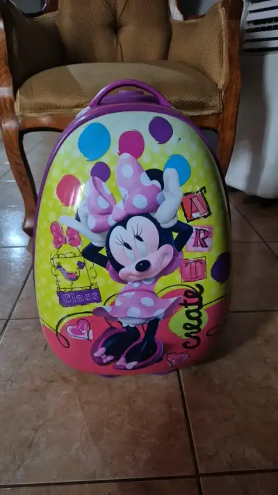 Maleta infantil Minnie Mouse con ruedas - miniatura 1