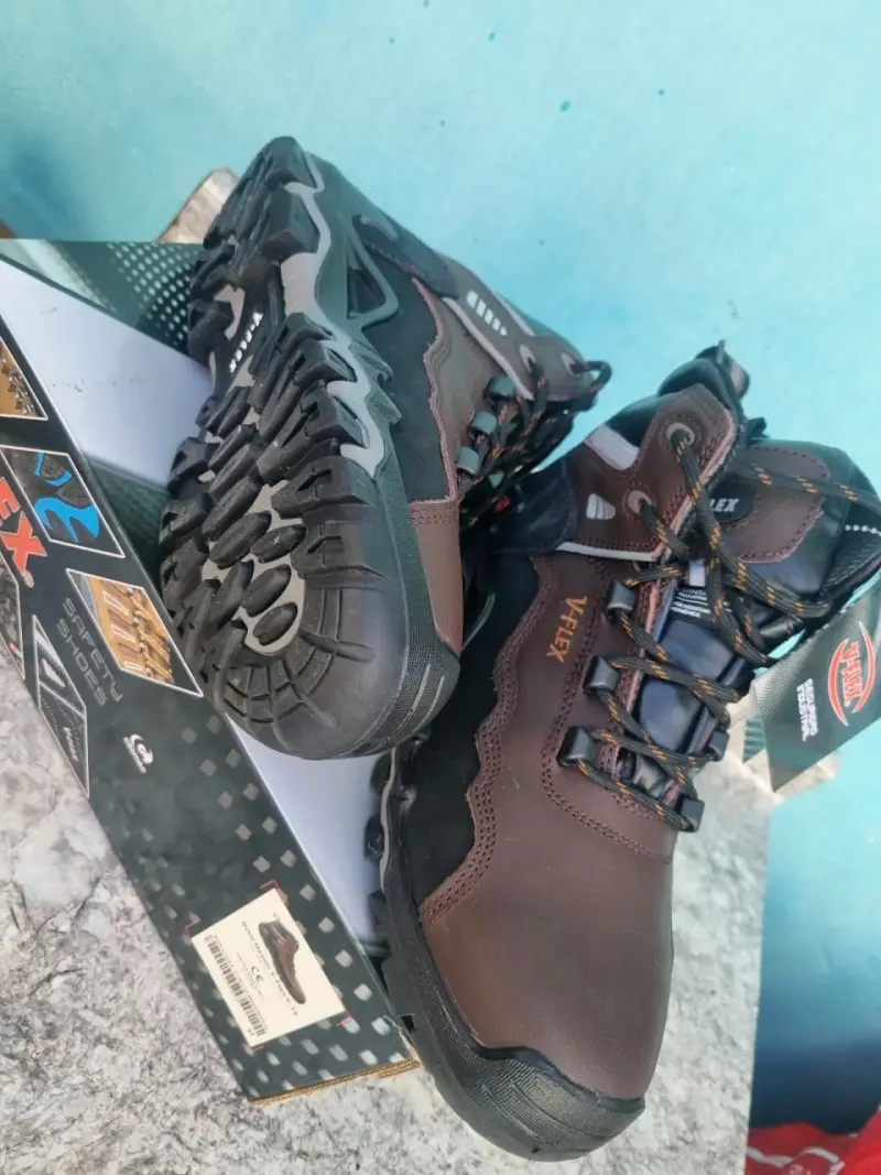Botines de seguridad V-Flex marrones talla 41 - 2