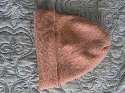 Gorro de lana rosa suave para invierno - miniatura 1