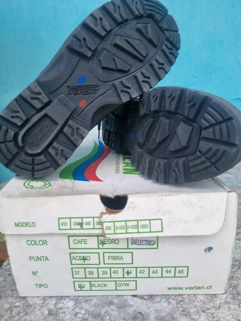 Botines de seguridad V-Flex marrones talla 41 - 4