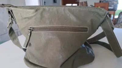 Bolso cruzado verde Amphora con cierre - miniatura 2