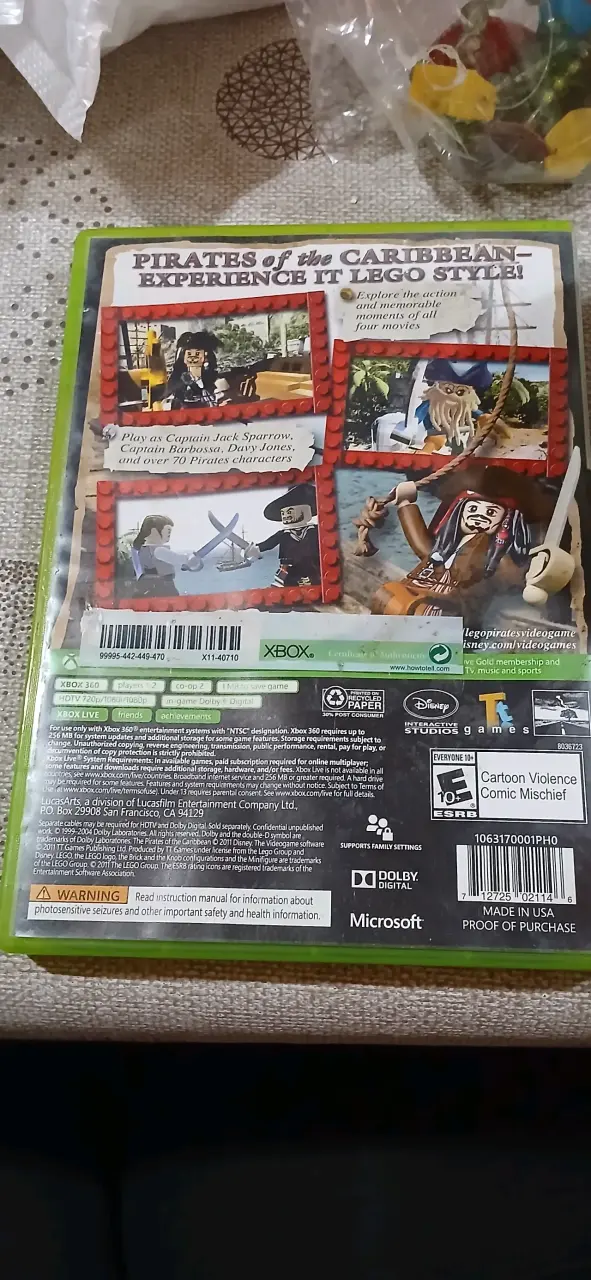 Juego LEGO Pirates of the Caribbean para Xbox 360 - 3