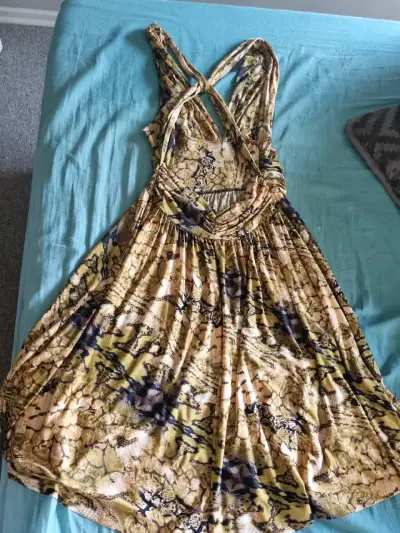 Vestido estampado animal print para mujer - miniatura 2