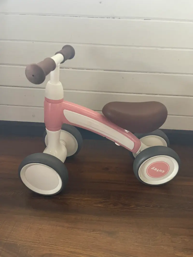 Bicicleta sin pedales para niños rosa Cutey - 1