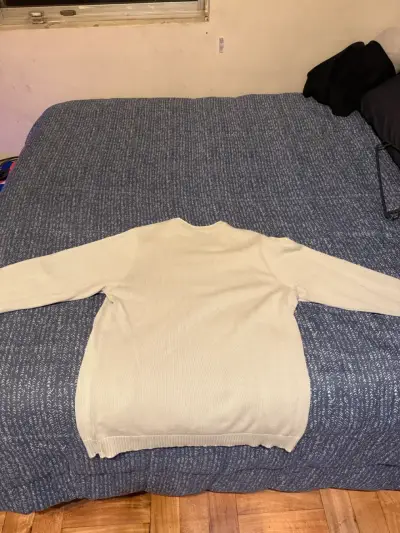 Suéter beige de hombre Lacoste en buen estado - miniatura 4