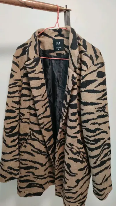 Blazer animal print FSP talla L - miniatura 1