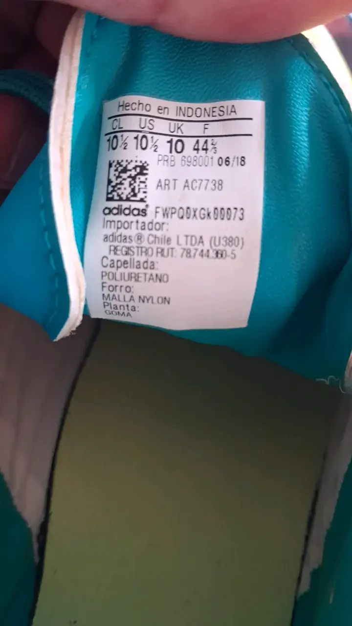 Botines de fútbol Adidas amarillos y turquesa - 3