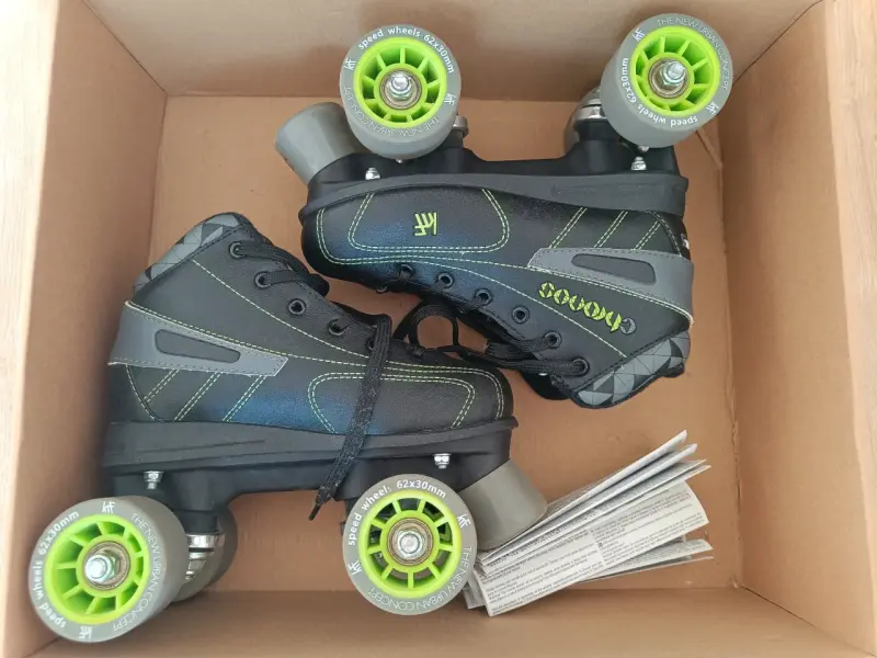 Patines de cuatro rudas marca krf talla 33 - 2