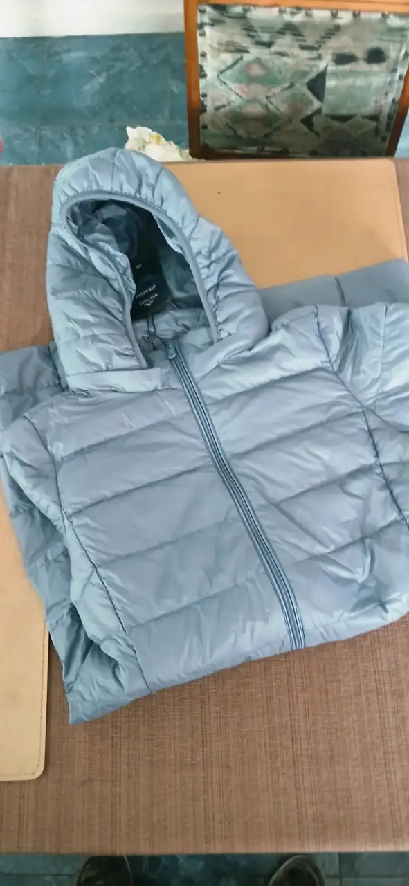 Chaqueta impermeable gris con capucha Norterra - 1