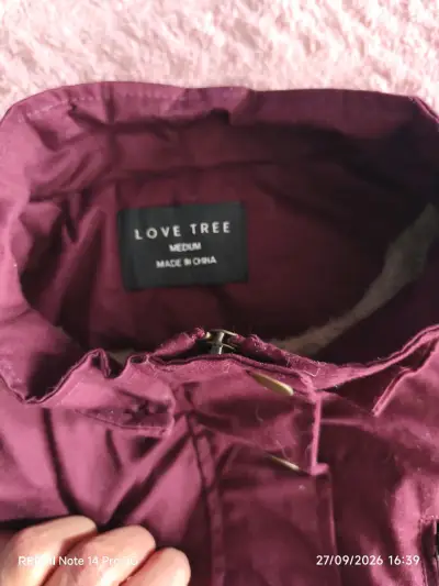 Chaleco sin mangas burdeos Love Tree - miniatura 4