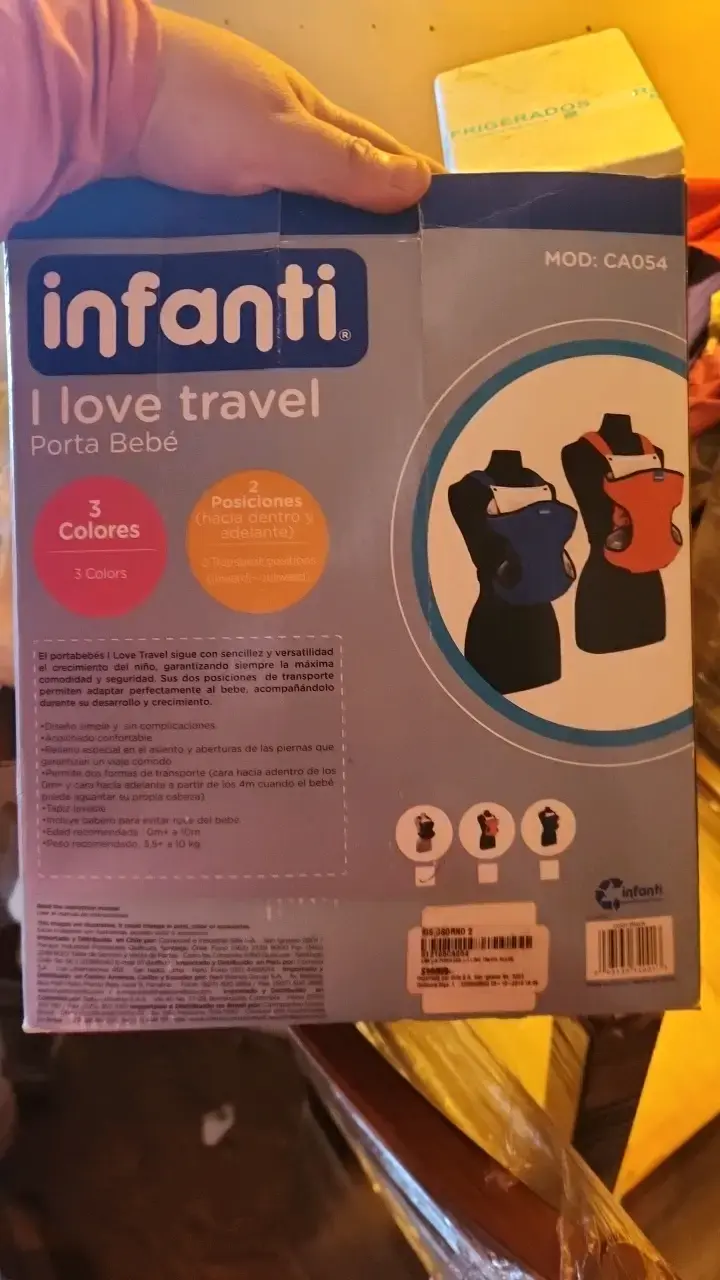 Porta Bebé Infanti I Love Travel 2 Posiciones - 2