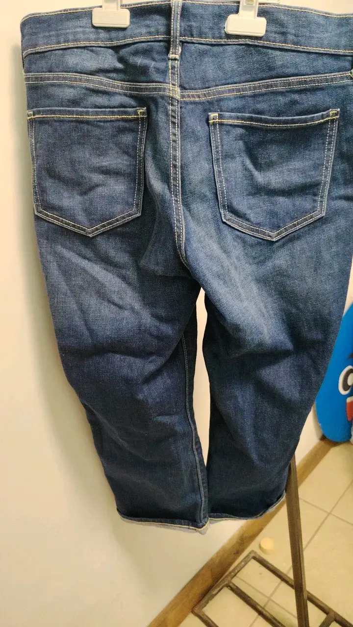 Jeans Capri Azul Oscuro Mujer - 2