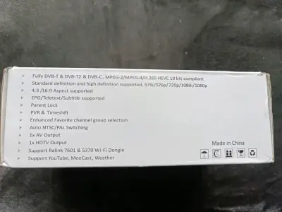 Receptor TV digital KOQIT T10 H265 - No para Chile - miniatura 2