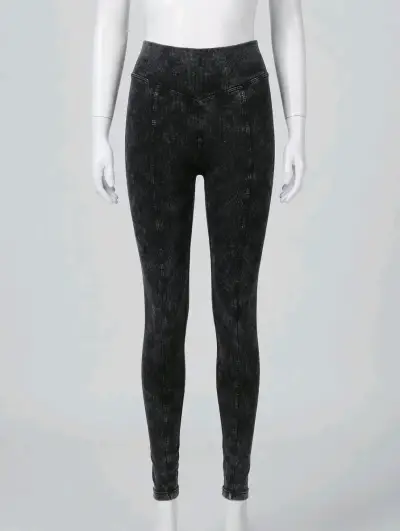 Conjunto de leggings y chaqueta negra para mujer - miniatura 2