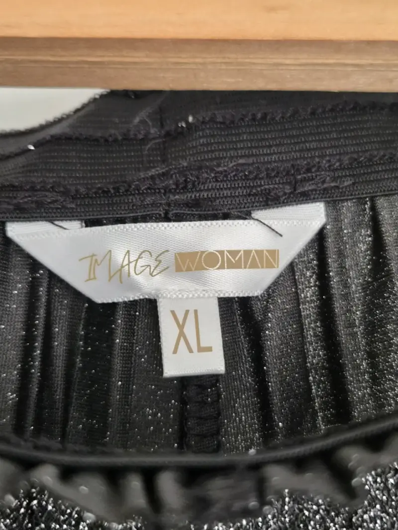 Pantalones de Mujer Plateados Image Woman Talla XL - 3