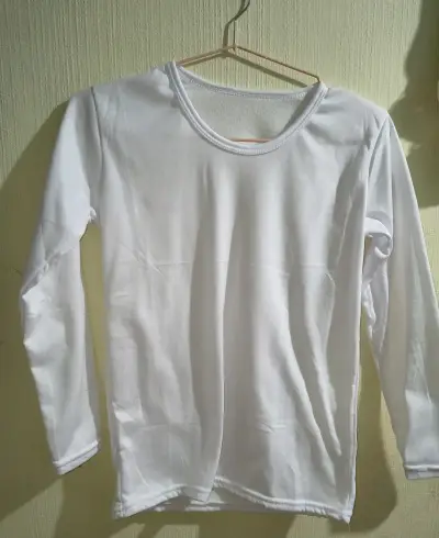 Polera térmica blanca manga larga - miniatura 1