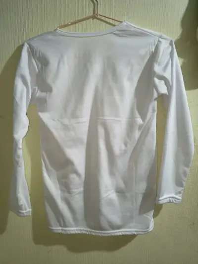 Polera térmica blanca manga larga - miniatura 2