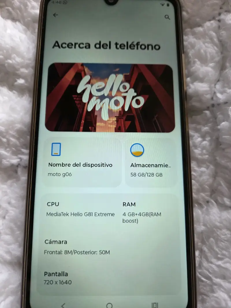 Smartphone Motorola Moto G06 - 1