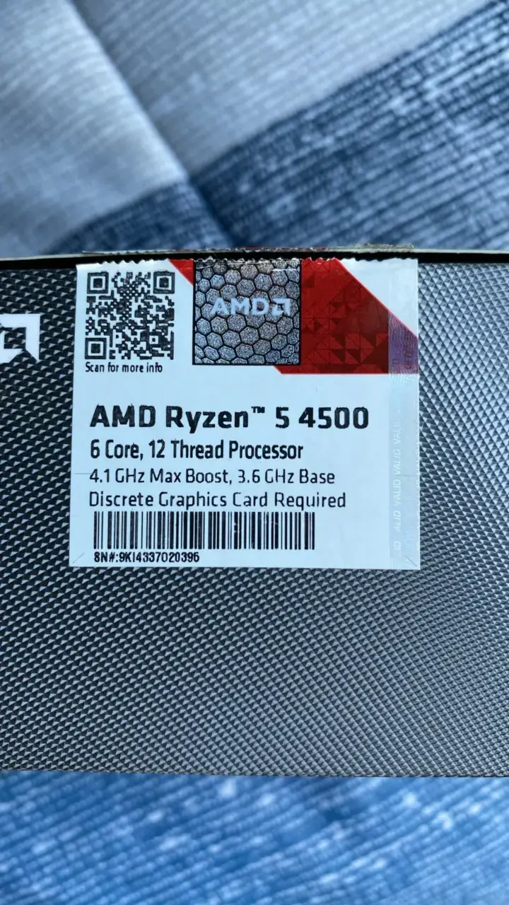 Procesador AMD Ryzen 5 4500 (sin disipador) - 4