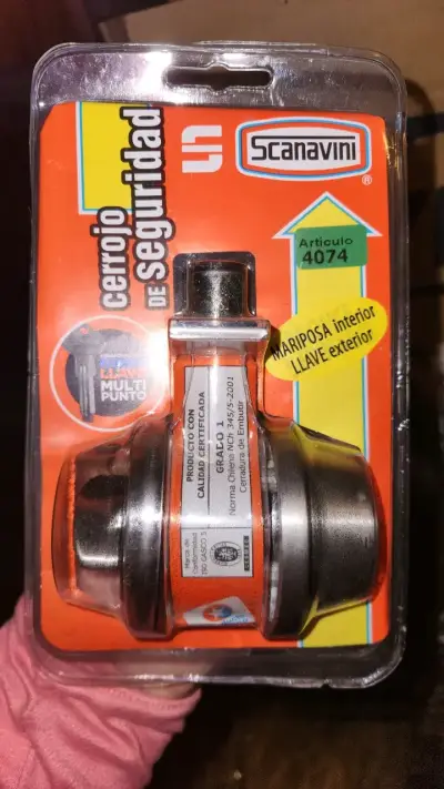 Cerrojo de Seguridad Scanavini Acero Inoxidable - miniatura 1