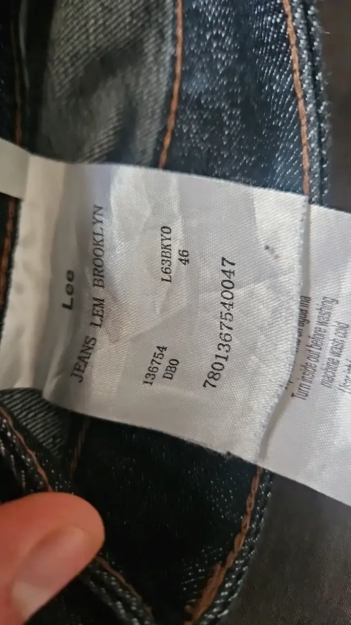 Jeans Lee Brooklyn azul oscuro talla 46 - 2