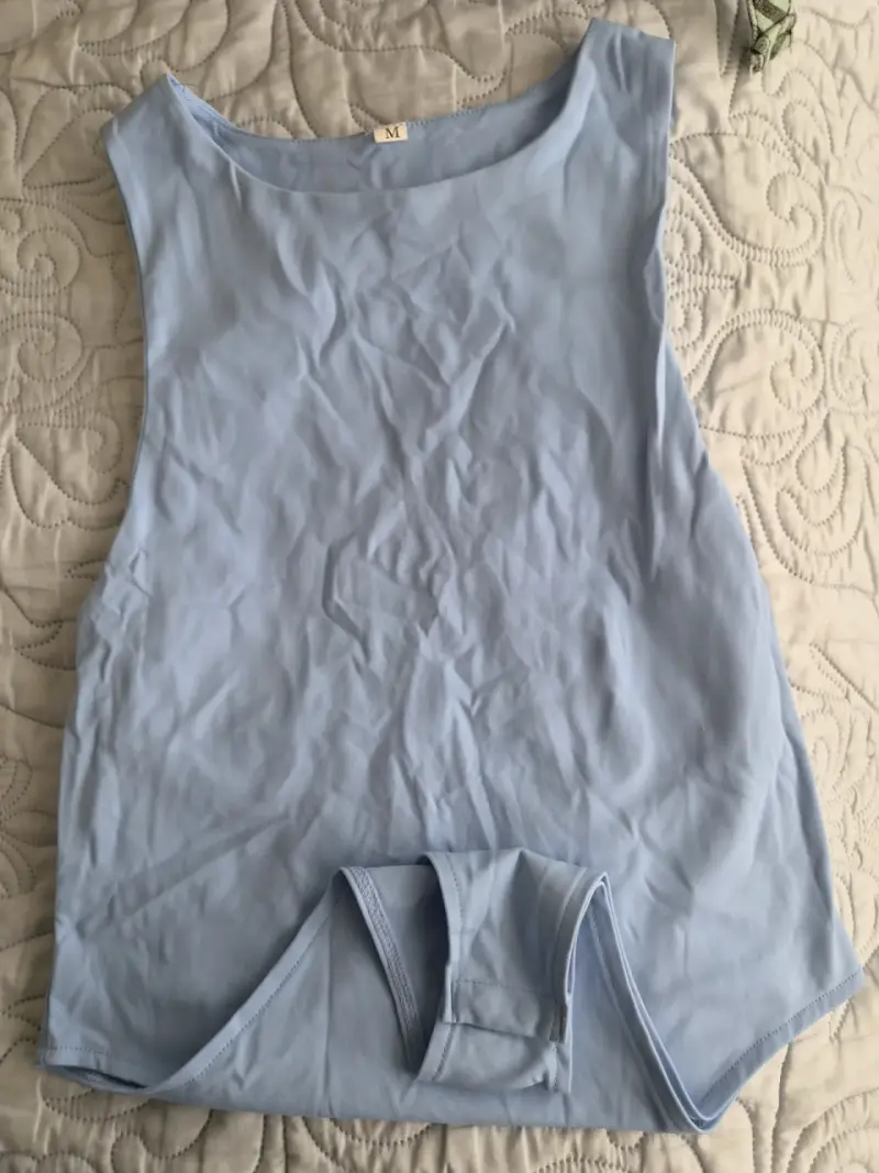 Body sin mangas celeste talla M - 1