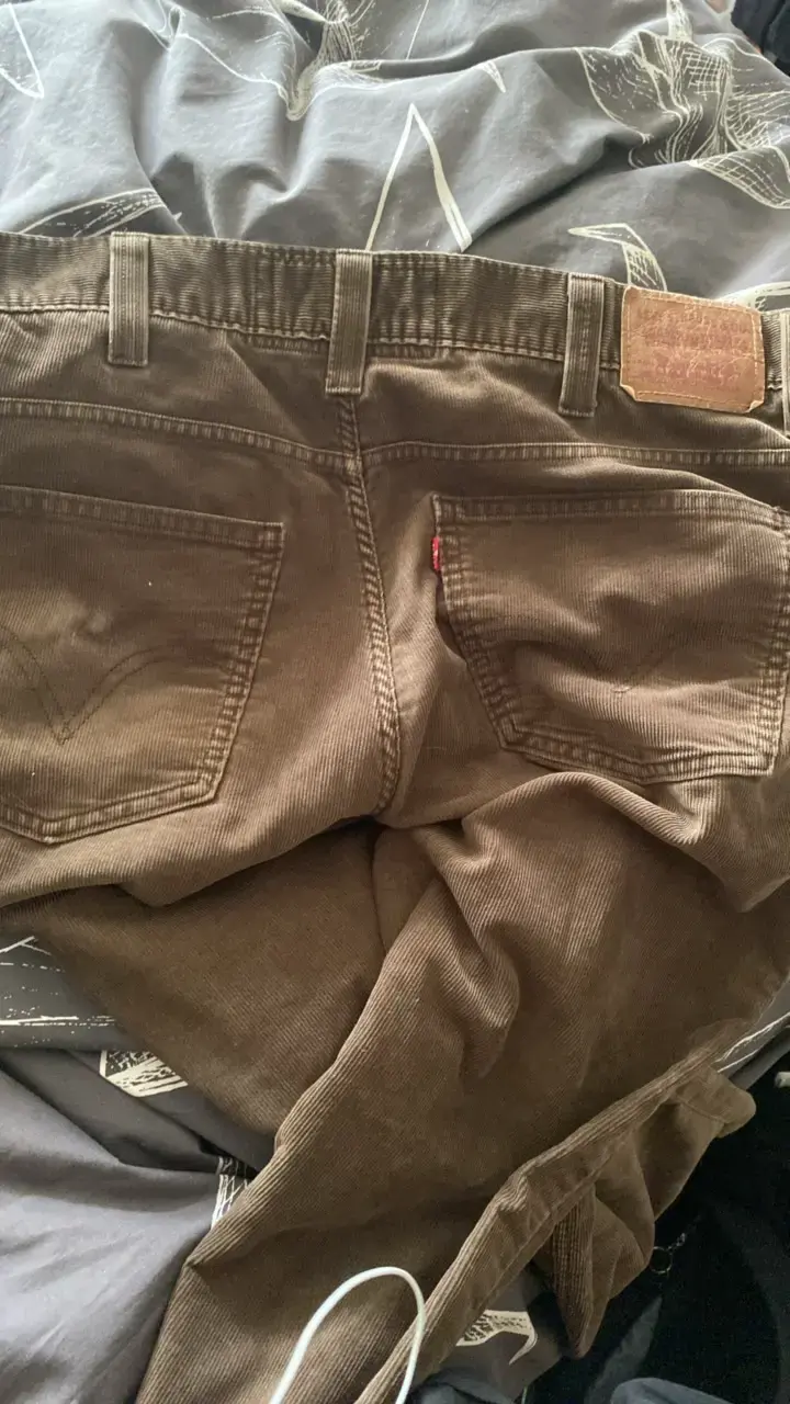 Pantalones de pana marrón Levi's para hombre - 4