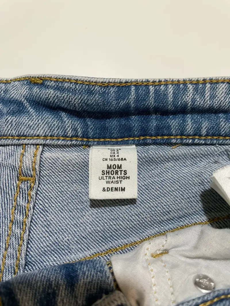 Shorts de mezclilla mom ultra high waist - 2