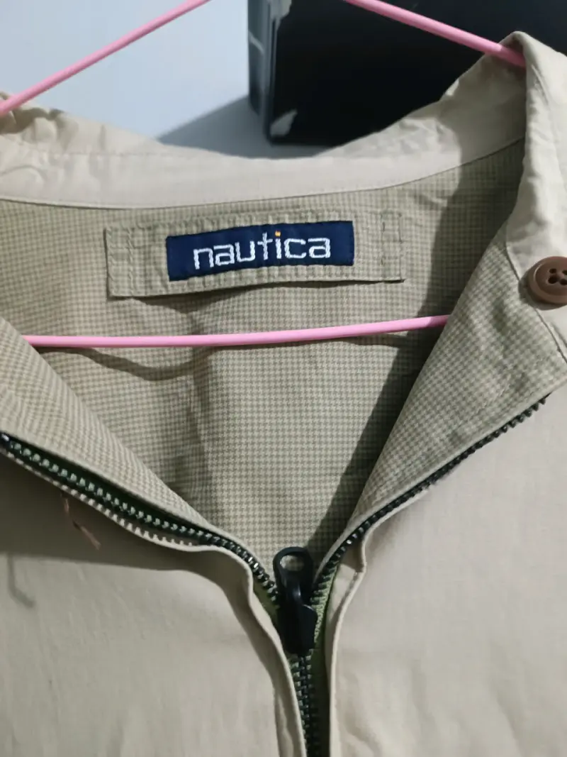 Chaqueta beige Nautica para hombre tallaM-L - 2