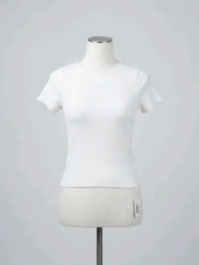 Polera Blanca de Algodón para Mujer - miniatura 1