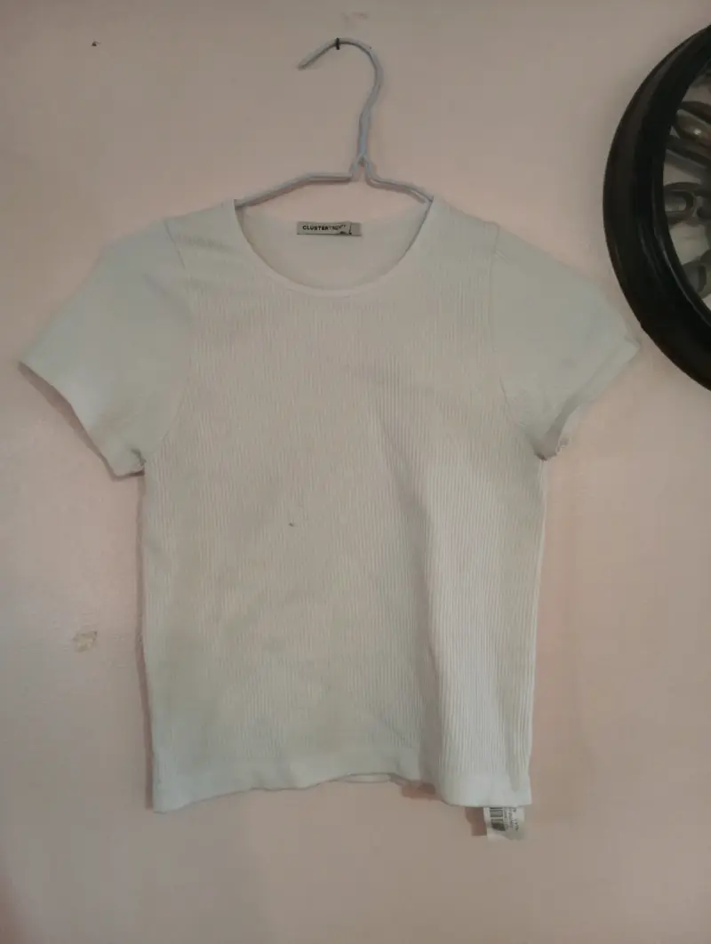 Polera Blanca de Algodón para Mujer - 2