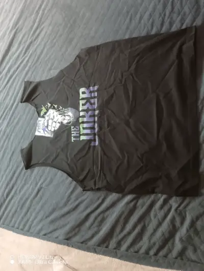 Polera sin mangas Arkham Asylum Joker negra - miniatura 2