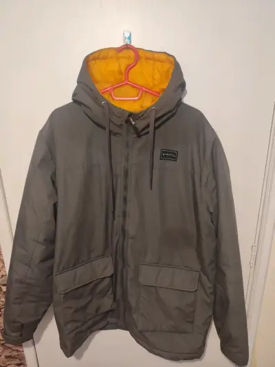 Parka de invierno Gravity con capucha y forro amarillo - miniatura 1