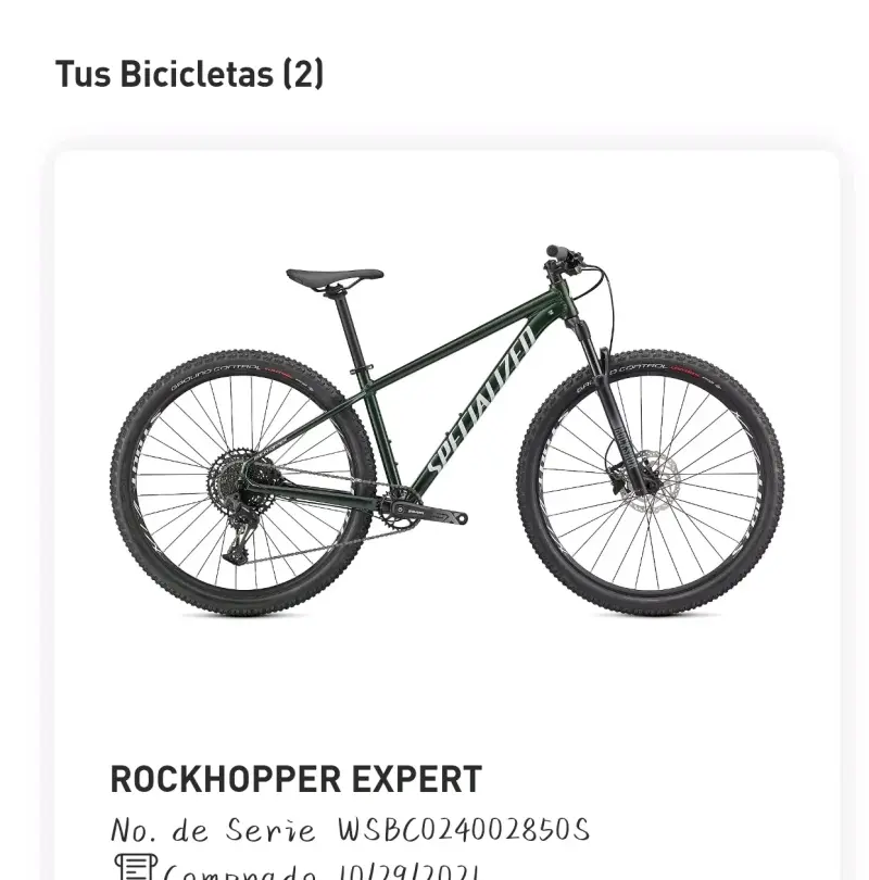 Bicicleta Specialized Rockhopper Expert verde - 1