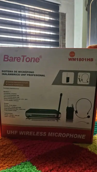 Micrófono inalámbrico UHF BareTone WM1801HB - miniatura 1