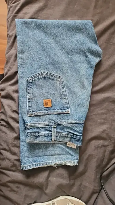 Jeans Carhartt de mezclilla azul - miniatura 1