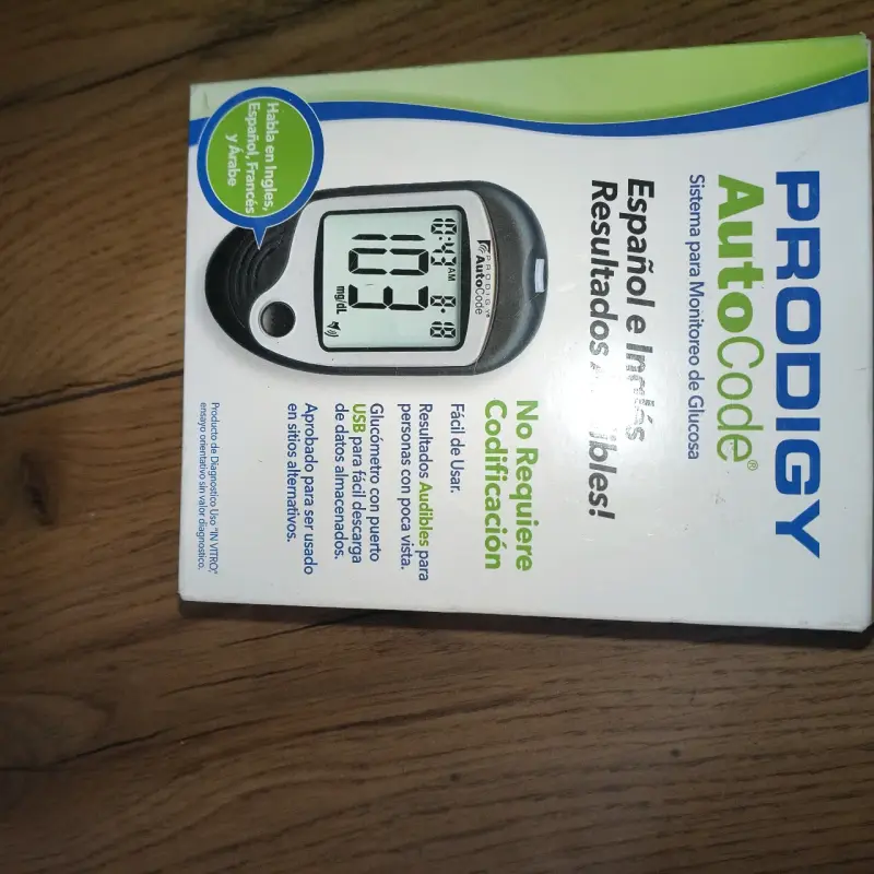Glucómetro Prodigy AutoCode sin codificación