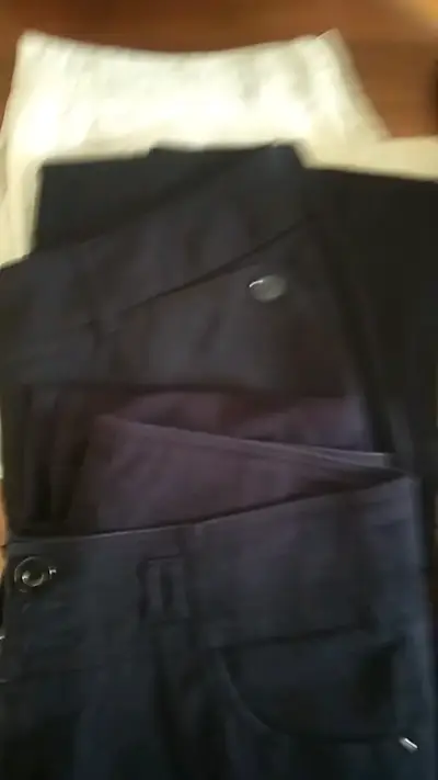 Lote de 4 pantalones y1 calza de mujer talla 34 36 - miniatura 3