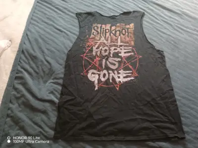 Polera sin mangas Slipknot negra con diseño - miniatura 2