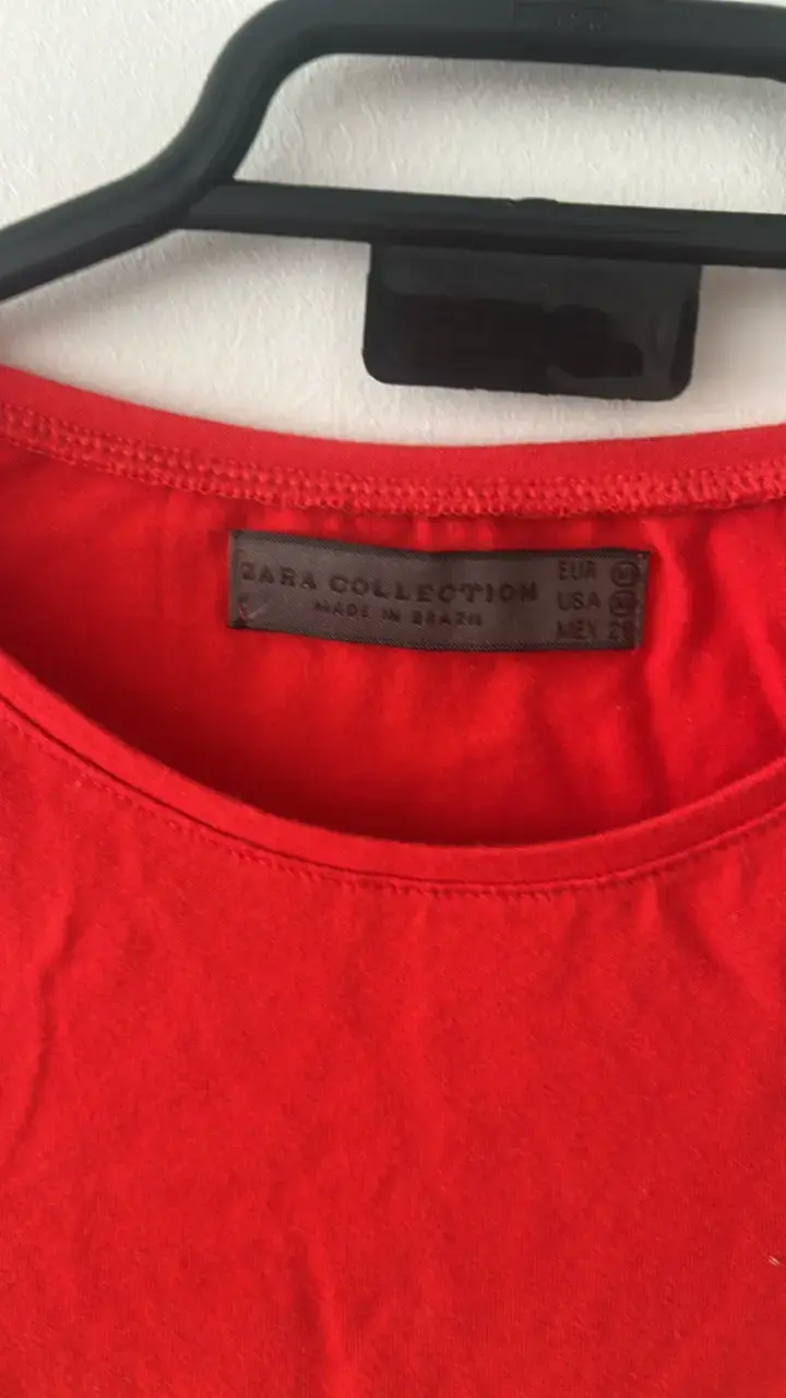 Polera roja de mujer Zara Collection - 2