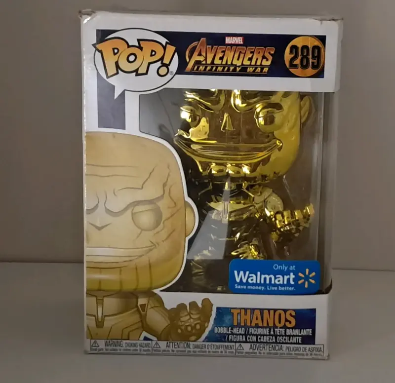 Figura Funko Pop Thanos Dorada Edición Especial - 1