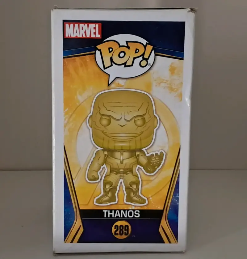 Figura Funko Pop Thanos Dorada Edición Especial - 4