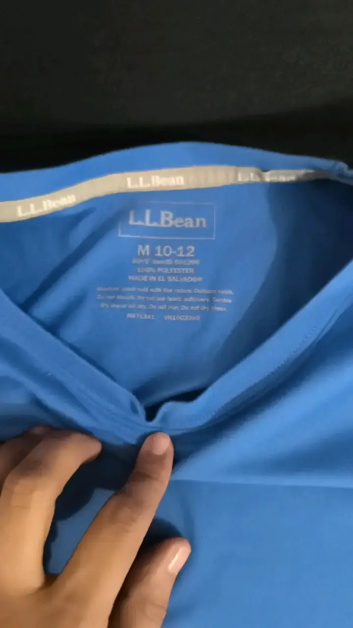 Polera azul L.L. Bean talla M - 2