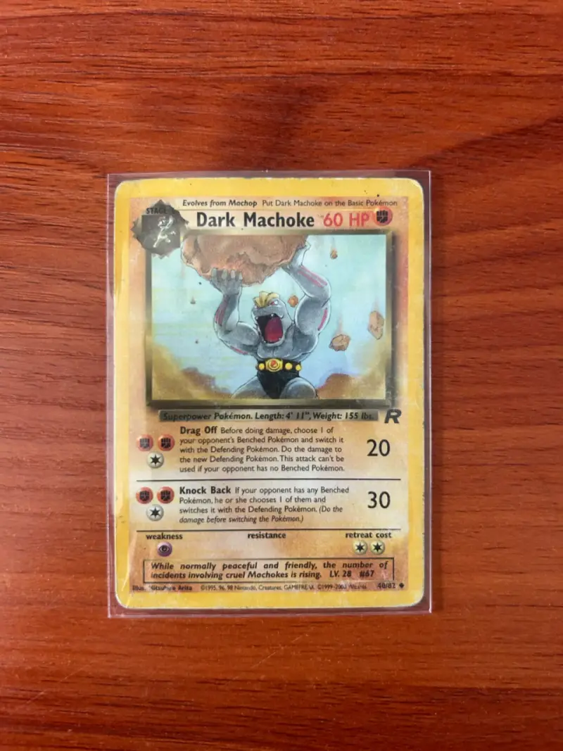 Carta Pokémon Dark Machoke 60 HP - 3