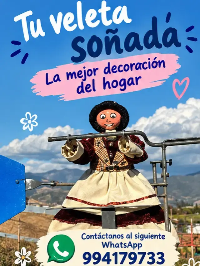 Veleta decorativa La campesina ✨👩🏼🌾 - 1