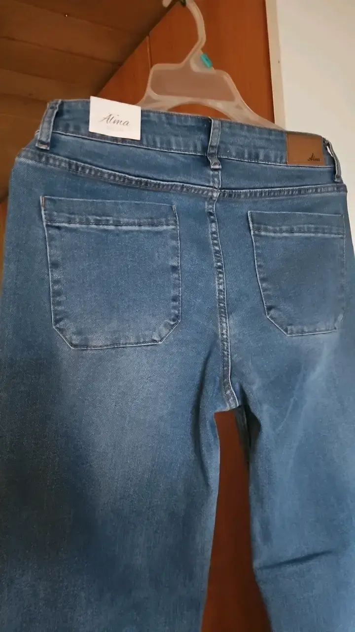 Jeans rectos azul marca Alma talla 40 - 5